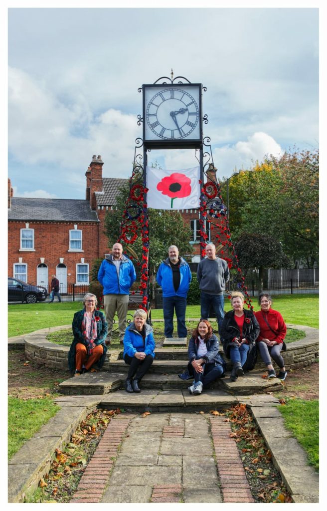 poppies on the pat collins clock