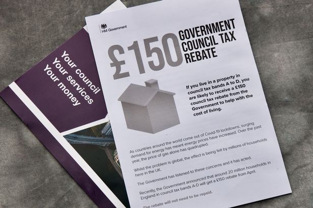 council tax rebate letter